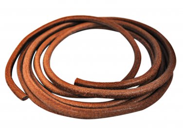 5/16 Round Leather Belt, Oak Color 72 Inches Long Designed To Fit Singer