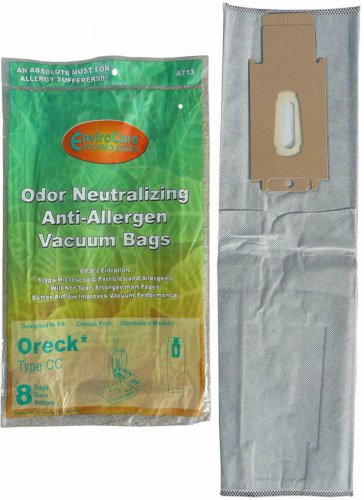 Oreck Upright Vacuum Cleaner Anti-Allergen Cloth Bags,  A713