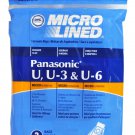 DVC Designed For Panasonic Style U U3, U6 Micro Lined Paper Vacuum Bags 435597