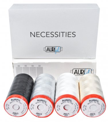 Aurifil Necessities Thread Collection 50wt 4 Large Spools