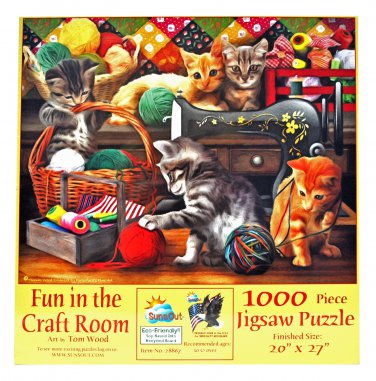 Fun In The Craft Room Jigsaw Puzzle 1000pc