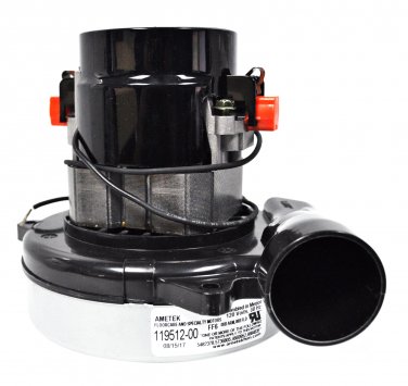 Ametek Lamb 5.7 Inch Single Stage 120 Volt B/B Tangential Bypass Vacuum Motor 119152-00