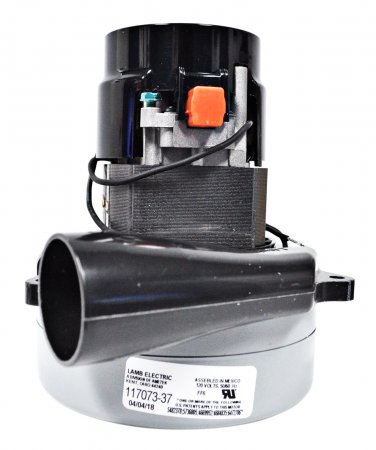 Ametek Lamb 5.7 Inch Dual Fan 120 Volt Vacuum Motor with Horn 117073-37