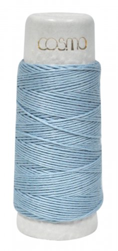 Cosmo Hidamari Sashiko Solid Thread 30 Meters Sky