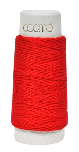 Cosmo Hidamari Sashiko Solid Thread 30 Meters Watermellon