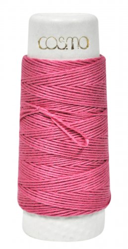 Cosmo Hidamari Sashiko Solid Thread 30 Meters Peony