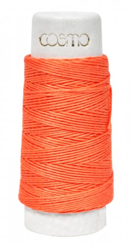 Cosmo Hidamari Sashiko Solid Thread 30 Meters Cantaloupe