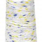 Cosmo Hidamari Sashiko Variegated Thread 30 Meters Shaved Ice Blue Yellow