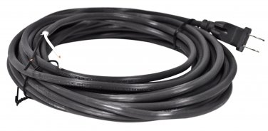 Generic 40 Foot Gray 17/2 SVT 12A Vacuum Power Cord with Polarized Plug