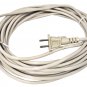 Generic 40 Foot Beige 17/2 12 A Vacuum Power Cord with Polarized Plug