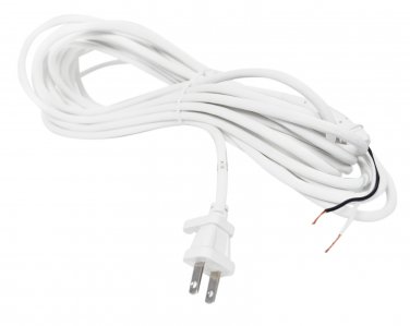 Generic 30 Foot White 2 Wire Hoover Flex Reliever Power Cord 40231-9