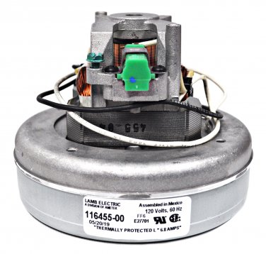 Ametek Lamb Castex LT-1601 Commercial Vacuum Motor 116455-00