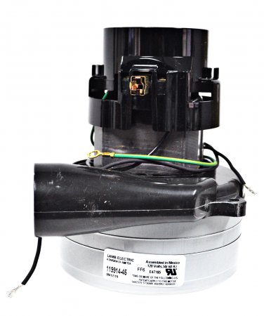 Ametek Lamb 5.7 Inch 2 Stage 120 Volt Tangential Bypass Acustek Vacuum Motor 119914-45