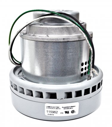 Ametek Lamb 7.2 Inch 120 Volt 2 Stage Peripheral Bypass Vacuum Motor 115962
