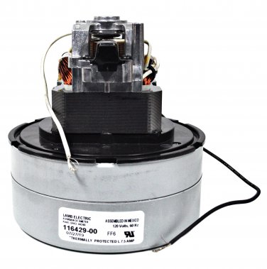 Ametek Lamb 5.7 Inch 2 Stage 120 Volt B/S Thru-Flow Vacuum Motor 116429-00