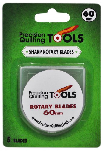 Precision Quilting Tools 60mm Rotary Blade 5 Count