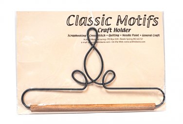 Classic Motifs Heirloom 8 Inch Fabric Holder With Dowel