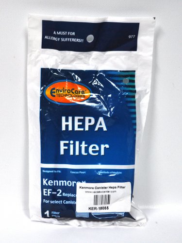 Kenmore Canister Vac Cleaner Hepa Filter 86880, 40320