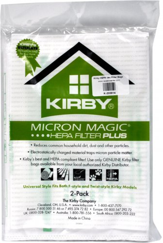 Kirby Micron Magic Micro Allergen Plus HEPA Vacuum Filter Bags 205814A