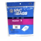 Hoover Canister Vacuum Cleaner Type S Bags, 3 pack, HR-14195