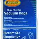 Riccar SL, Simplicity Type J Canister Vacuum Bags
