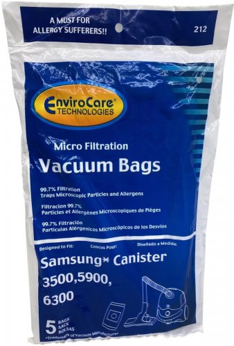 Samsung Canister Vacuum Cleaner Bags SMR-1405