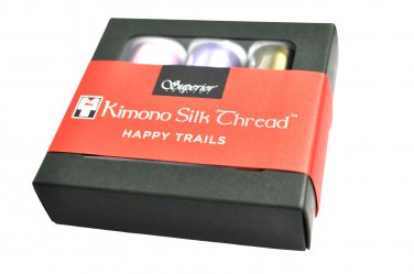 Superior Threads Kimono Silk Thread Set Happy Trails Collection 6 Spools