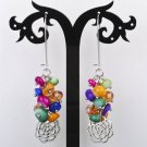 Beautiful Multi-Colored Hand-Crafted Earrings