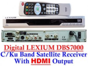 Lexium DBS7000 Digital Satellite FTA DVB-S Receiver