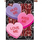 Valentines Candy House Flag