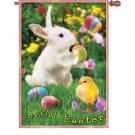 Joyful Easter House Flag