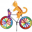 Large Kitty on a bike