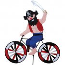 Large Pirate on a bike