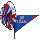 Blue/Red Go Team Triple Spinner