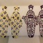 Faux Leather Geisha Earrings lot