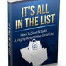 It's All In The List