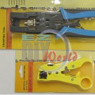 EZ-Tool kit Compression tool & Stripper tool for UTP STP RG59/6/7/11 CAT5