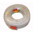 EZ-150ft HEAVY DUTY PREMADE SIAMESE CABLE FOR CCTV Camera(White Color)