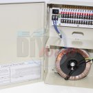 EZ-18ch 24VAC 10 amp Power Box for CCTV Cameras, UL Listed