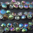 8Iches Gorgeous Rainbow Crystal Mystic Coated Quartz Faceted Briolette Heart 7MM