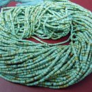 5X14 Inches Tibetan turquoise smooth cube  beads Sizr -5MM To 6MM Approx