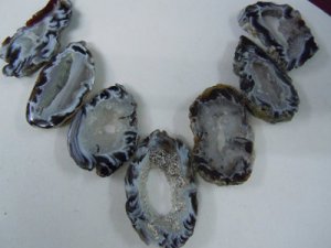7Pc Top Quality  Natural zeyote drusy Slice Wholesale India