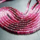 14 Incehs Top Quality Pink Shaded Imitation Faceted Rondelle Beads Size-4MM Appr
