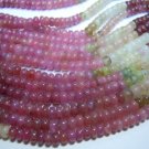 8 Inches Top Quality Amaba Sapphire Smooth Beads Rondelle Size - 8MM Approx