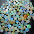 100 pc-top quality Ethiopian Welo Opal Smooth Rondelle Beads Mix Color 5MM To8MM