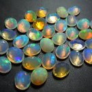 50Pc Top Quality Ethiopian Welo Opal Cut Stone Mix Lot Mix Fire Size-7X9mm Oval