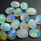 50Pc Top Quality Ethiopian Welo Opal Cut Stone Mix Lot Mix Fire Size-8X10mm Oval