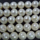 14 Inches Top Quality Natural White Pearl Perfect Round 10x10mm Round AAA High