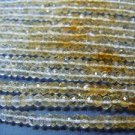10Strands 14 inches -peach moonstone faceted rondelle beads stunning quality