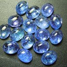 15pc Top Quality Blue Tanzanite Cabochon Little Natural Inclusion Size 7x9MM